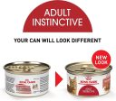 Royal Canin Feline Health Nutrition Adult Instinctive Thin Slices in Gravy Canned Cat Food Supply