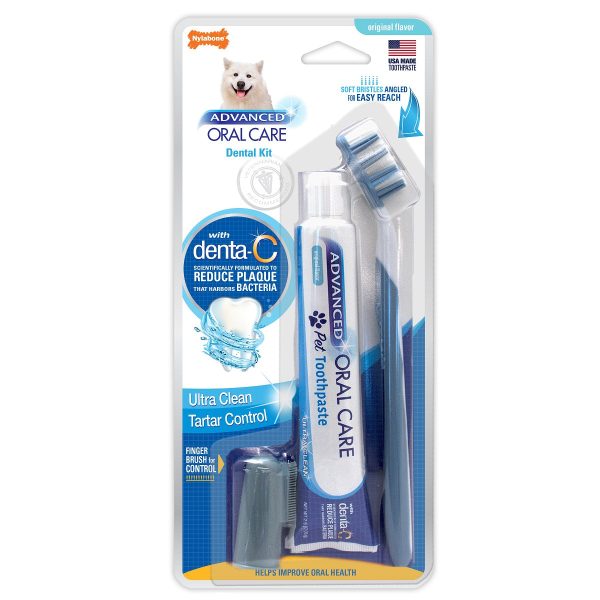 Nylabone Advanced Oral Care Dog Dental Kit For Discount