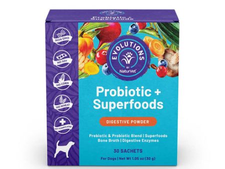 NaturVet Evolutions - Probiotic + Superfoods Sachet (30 Sachets) Sale