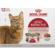 Royal Canin Feline Health Nutrition Adult Instinctive Thin Slices in Gravy Canned Cat Food Supply