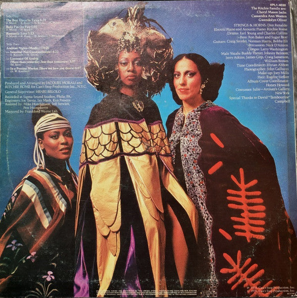 The Ritchie Family - Arabian Nights (LP, Album, P Mixed) (Very Good (VG)) Online now