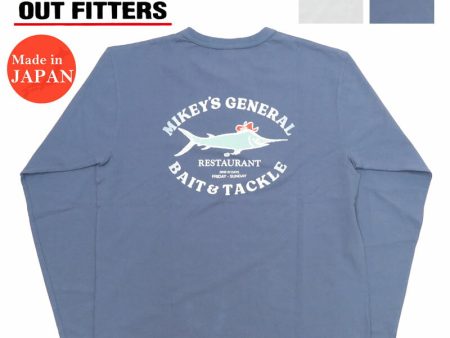 バーンズ BARNS 長袖 タフネック プリント Ｔシャツ ”Mikey s Generals” BR-24327【2024-25年秋冬新作】 Online Sale