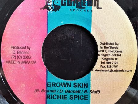 Richie Spice - Brown Skin (7 ) (Very Good Plus (VG+)) Fashion