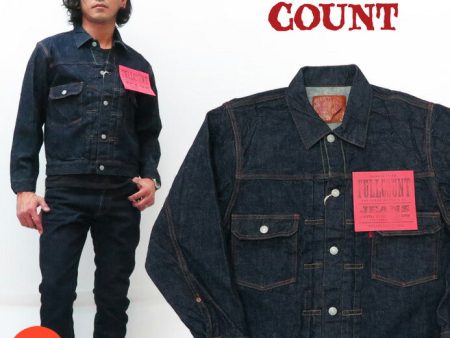 フルカウント FULLCOUNT デニム ジャケット 2ndモデル セカンド ダブルフラップポケット 13.7oz ジンバブエコットン 2102W Fashion