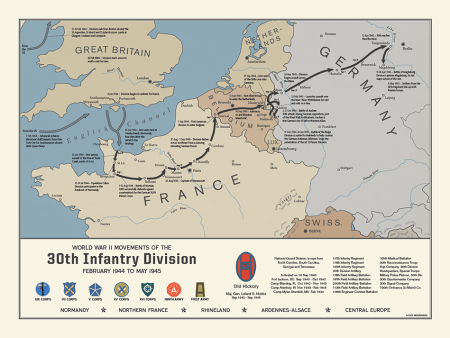 30th Infantry Division Campaign Map Supply