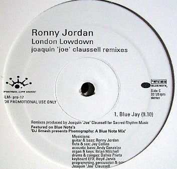 Ronny Jordan - London Lowdown (Joaquin  Joe  Claussell Remixes) (2x12 , Promo) (Near Mint (NM or M-)) For Discount