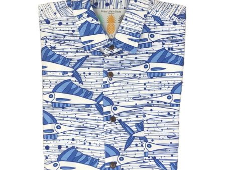 Super Stretch - Ocean Sailfish Hawaiian Shirt Online