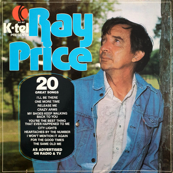 Ray Price - K-Tel Presents Ray Price 20 Great Songs (LP, Comp) (Near Mint (NM or M-)) Hot on Sale