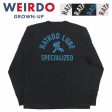 WEIRDO ウィアード 長袖 ヘンリーネック Tシャツ 胸ポケット 天竺生地 ”RATROD LUBE” GLAD HAND グラッドハンド WRD-24-AW-14【2024-25年秋冬新作】 Discount