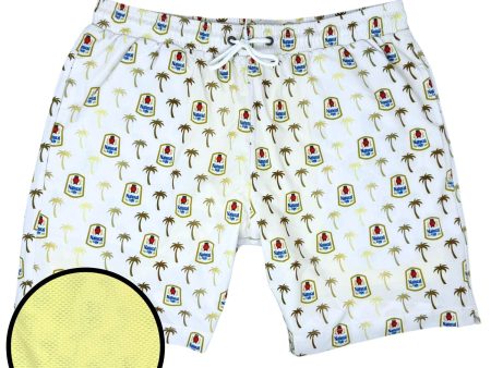 Gold Palms - Natural Light Swimsuit Shorts Supply