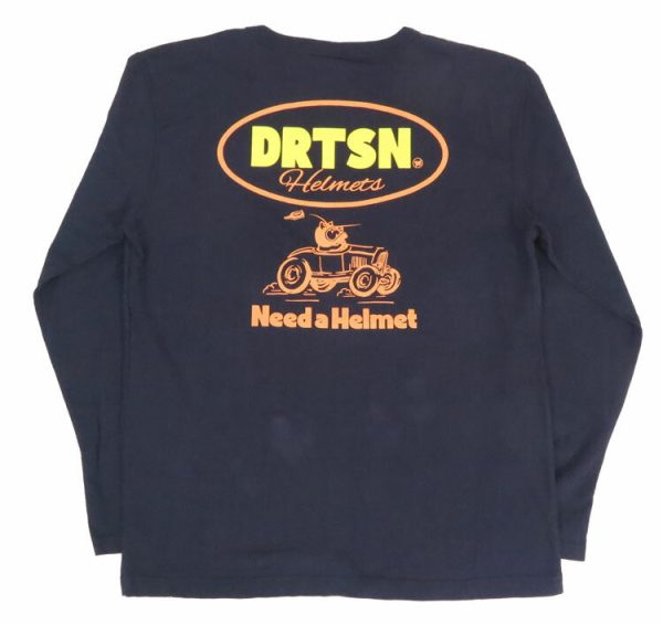 ダルチザン ステュディオ・ダ・ルチザン STUDIO D ARTISAN 長袖 プリント Tシャツ  Need a Helmet  8150B【2024-25年秋冬新作】 Online now