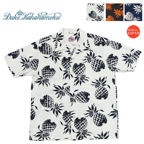 サンサーフ SUN SURF デュークカハナモク 半袖 コットン ハワイアンシャツ DUKE S PINEAPPLE DUKE KAHANAMOKU アロハシャツ DK37811 Supply