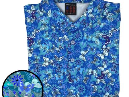 Butterfly Paradise Everyday Polo on Sale