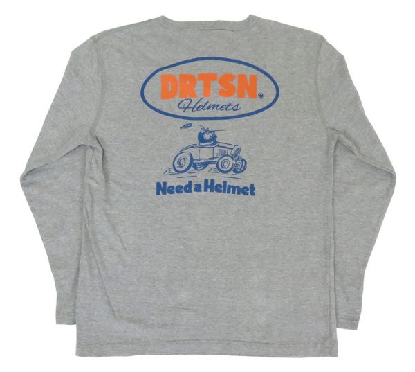 ダルチザン ステュディオ・ダ・ルチザン STUDIO D ARTISAN 長袖 プリント Tシャツ  Need a Helmet  8150B【2024-25年秋冬新作】 Online now