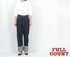 フルカウント FULLCOUNT 13.7oz セルビッジデニム ジンバブエコットン ワイド ストレート ジーンズ レディース “Monroe” 0107-21【2024-25年秋冬新作】 Discount