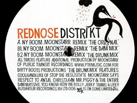 Rednose Distrikt - NY Boom (Moonstarr Remix) (12 ) (Very Good Plus (VG+)) Online Hot Sale