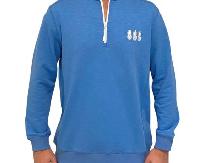 Caribbean Blue Quarter Zip Online now