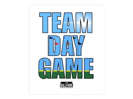 Team Day Game Sticker | At The Ballpark Apparel For Sale