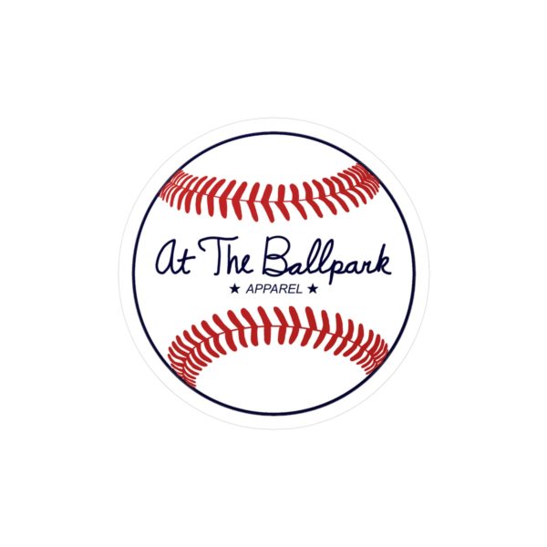 At The Ballpark Apparel  Baseball Logo Sticker | At The Ballpark Apparel For Cheap