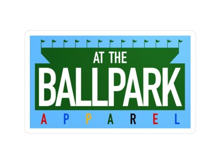 Global Game Stadium Logo Sticker | At The Ballpark Apparel Online now