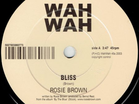 Rosie Brown - Bliss (7 ) (Very Good Plus (VG+)) Online