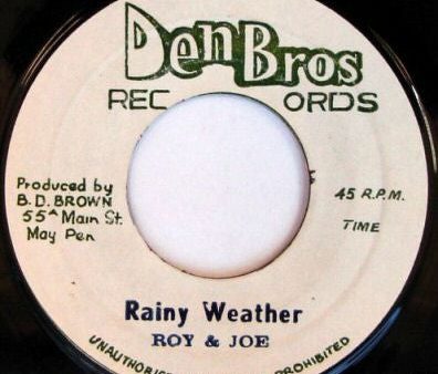 Roy And Joe - Rainy Weather (7 ) (Very Good (VG)) Online Sale