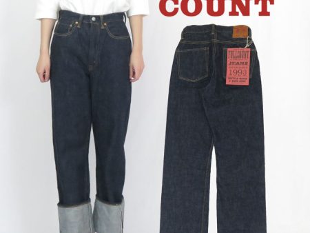 フルカウント FULLCOUNT 13.7oz セルビッジデニム ジンバブエコットン ワイド ストレート ジーンズ レディース “Monroe” 0107-21【2024-25年秋冬新作】 Discount