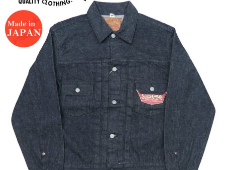 SUGAR CANE シュガーケーン 14.25oz ブラック デニム ジャケット ワンウォッシュ 1953モデル 2nd(セカンド) ジージャン Gジャン 14.25oz BLACK DENIM JACKET 1953 MODEL SC15650【2024-25年秋冬新作】 Discount