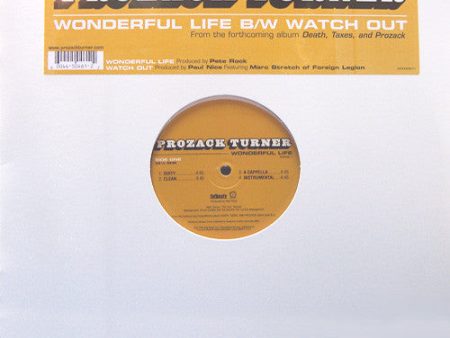 Prozack Turner - Wonderful Life   Watch Out (12 ) (Very Good Plus (VG+)) Online Sale