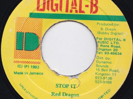 Red Dragon - Stop It (7 ) (Very Good Plus (VG+)) For Sale