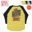 ダルチザン ステュディオ・ダ・ルチザン STUDIO D ARTISAN 7分袖 ラウンドカット ラグランスリーブ プリント Tシャツ「CHICKEN RACE」8151B【2024-25年秋冬新作】 Supply