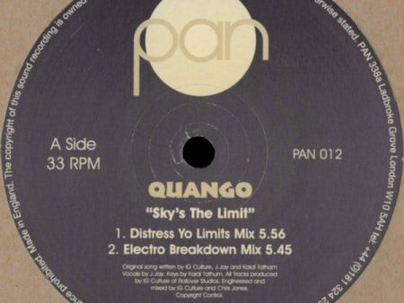 Quango - Sky s The Limit (12 ) (Near Mint (NM or M-)) Hot on Sale