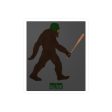 Sasquatch the Slugger Sticker | At The Ballpark Apparel Online Hot Sale