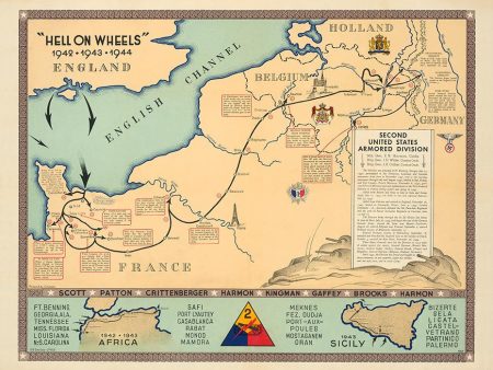 2nd Armored Division Campaign Map Sale