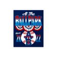 Vintage Stars and Stripes Sticker | At The Ballpark Apparel Online