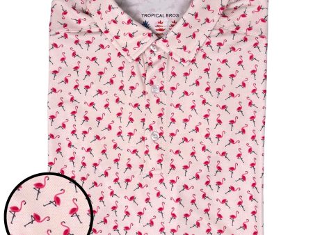 Flamingo Vibes Everyday Polo For Sale