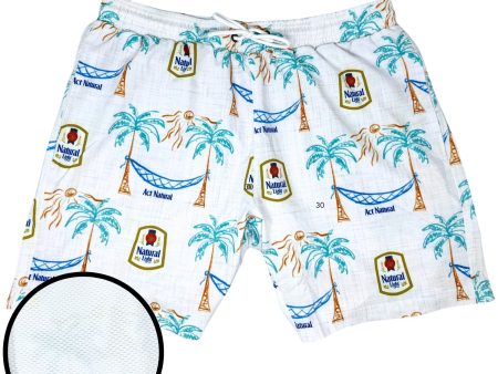 Island Life - Natural Light Swimsuit Shorts on Sale