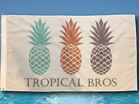 Tropical Bros Logo Flag on Sale